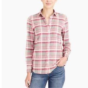 J CREW MERCANTILE flannel shirt women’s size Small